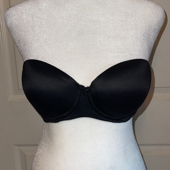 Soma Black Lightly Padded Underwire Strapless Bra - Picture 1 of 4